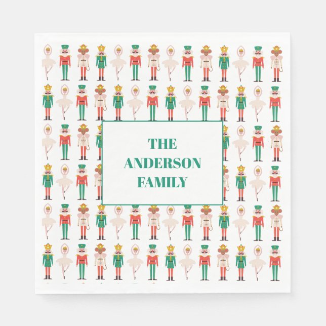 Weihnachten Weihnachten Weihnachten Serviette (Vorderseite)