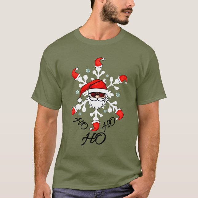 Weihnachten Weihnachten Weihnachten T-Shirt Ho Ho  (Vorderseite)