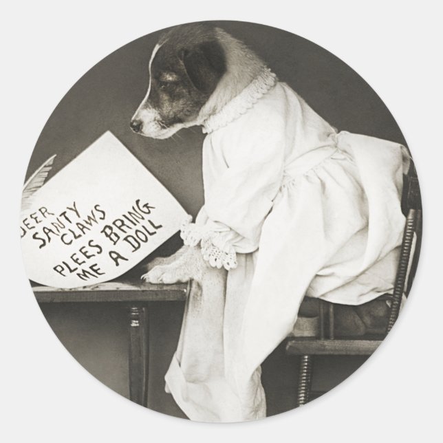 Weihnachten Weihnachten Weihnachten Weihnachten We Runder Aufkleber (Vorderseite)