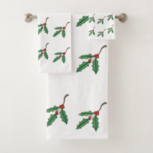 Weihnachten Weihnachten Weihnachten Weihnachtsdeko Badhandtuch Set