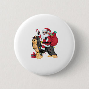 Weihnachten Weihnachten Weihnachts-Reiten Havanna Button