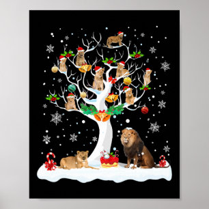 Weihnachten Weihnachten Weihnachtsbaum Hund Lover Poster