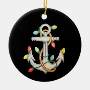 Weihnachten Weihnachten Weihnachtslicht Segeln Kre Keramik Ornament