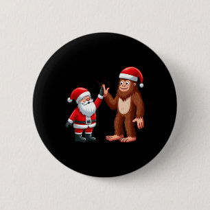 Weihnachten Weihnachten Weihnachtsmann Bigfoot Hoc Button