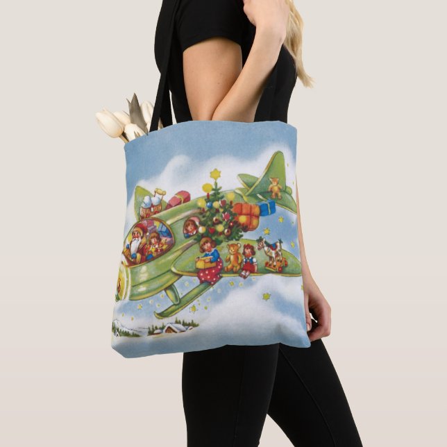 Weihnachten, Weihnachten, Weihnachtsmann fliegen e (Von Nahem)