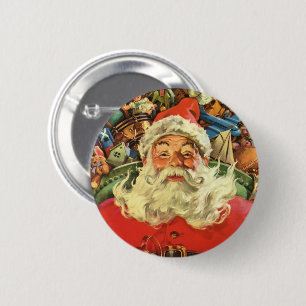 Weihnachten Weihnachten Weihnachtsmann im Roten Me Button