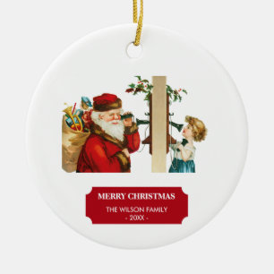 Weihnachten Weihnachten Weihnachtsmann & Kinder We Keramik Ornament