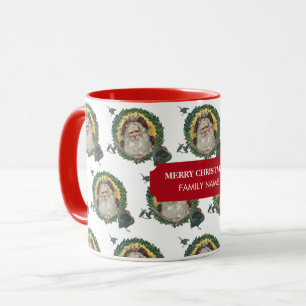 Weihnachten Weihnachten Weihnachtsmann Kindermädch Tasse