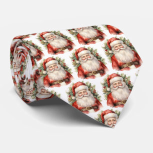 Weihnachten Weihnachten Weihnachtsmann Lächeln Mus Krawatte
