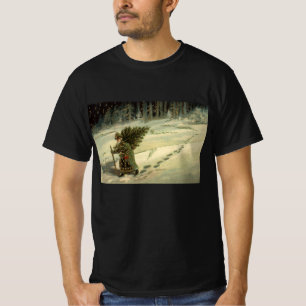 Weihnachten, Weihnachten, Weihnachtsmann mit einem T-Shirt