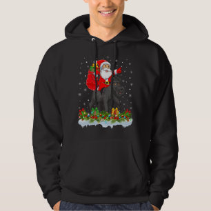 Weihnachten Weihnachten Weihnachtsmann Reiten Schn Hoodie