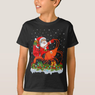 Weihnachten Weihnachten Weihnachtsmann Riding Shri T-Shirt