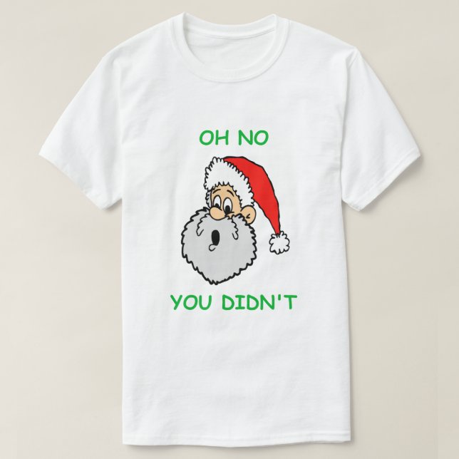Weihnachten Weihnachten Weihnachtsmann Überraschun T-Shirt (Design vorne)