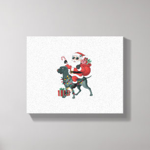 Weihnachten - Weihnachts-Weihnachtsbeleuchtung Gro Leinwanddruck