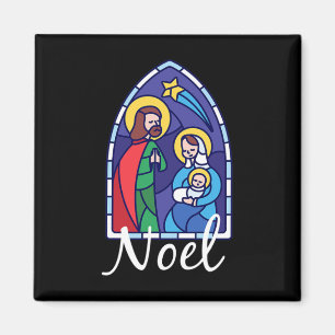 Weihnachten - Weihnachts-Weihnachtskrippe-Szene No Magnet