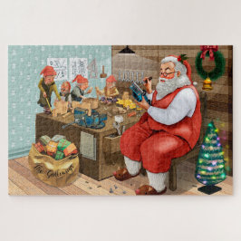 Weihnachten Weihnachtselfen Monogram Folklore Trad Puzzle