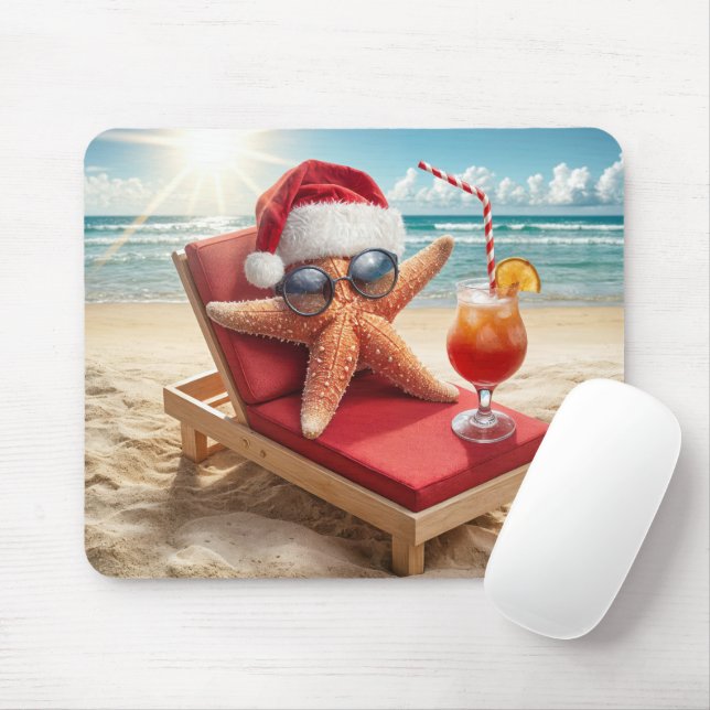 Weihnachten Weihnachtsfeier in einer Chaise Lounge Mousepad (Mit Mouse)
