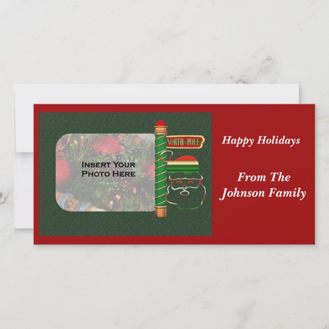 Weihnachten Weihnachtsfeiertag Fotokarte (Vorderseite)