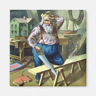 Weihnachten, Weihnachtsfeiertag, Gebäude Spielzeug Magnet