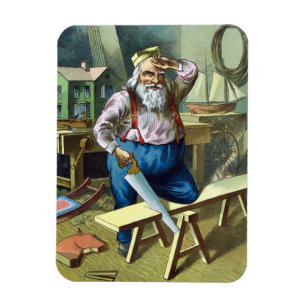 Weihnachten, Weihnachtsfeiertag, Gebäude Spielzeug Magnet