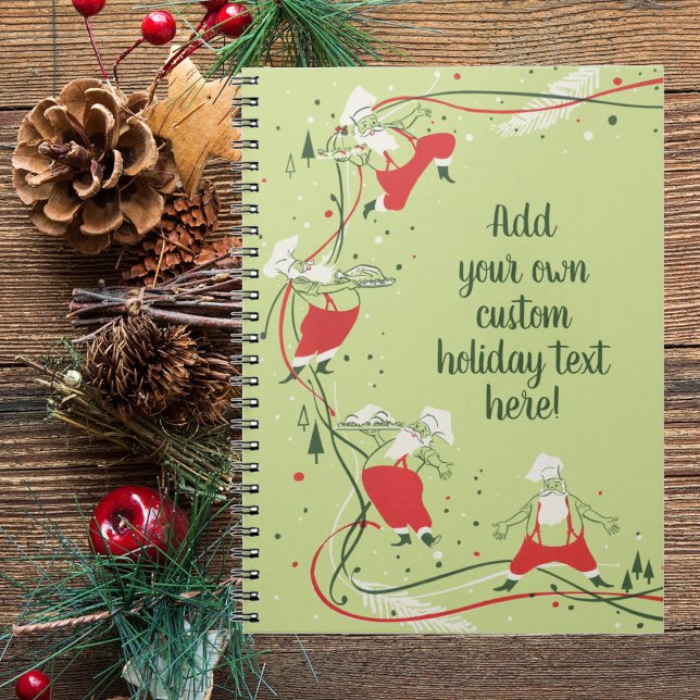 Weihnachten, Weihnachtsfeiertag, Koch mit Abendess Notizblock (Von Creator hochgeladen)