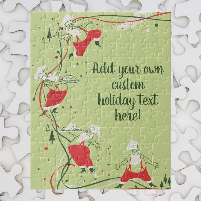 Weihnachten, Weihnachtsfeiertag, Koch mit Abendess Puzzle (Von Creator hochgeladen)