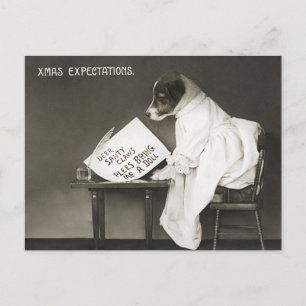 Weihnachten Weihnachtsgeburtshund Postkarte