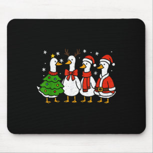 Weihnachten Weihnachtsgoose Albern Merry Goosemas Mousepad