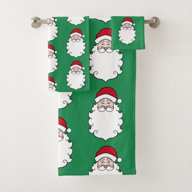 Weihnachten Weihnachtsmann Badetücher Set Geschenk (Insitu)