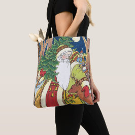 Weihnachten, Weihnachtsmann, Hirsch im Wald