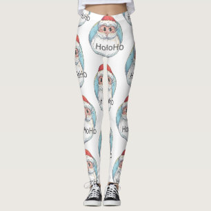 Weihnachten-Weihnachtsmann Leggings