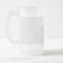 Weihnachten: Weihnachtsmann - Mattglas Bierglas