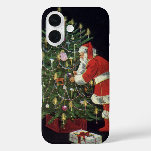 Weihnachten, Weihnachtsmann mit Geschenken Case-Mate iPhone Hülle (Rückseite)