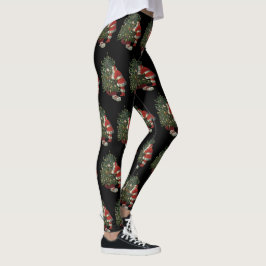 Weihnachten, Weihnachtsmann mit Geschenken Leggings