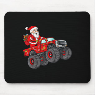 Weihnachten Weihnachtsmann reiten in Monster Lkw-J Mousepad