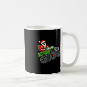 Weihnachten Weihnachtsmann Reiten Monster Truck Bo Kaffeetasse