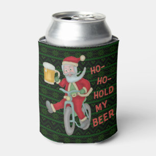 Weihnachten Weihnachtsmann Spaß Bier Mit Monogramm Dosenkühler