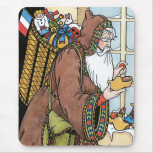 Weihnachten, Weihnachtsmann Spielzeug Schuhe Mousepad