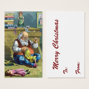 Weihnachten, Weihnachtsmann Spielzeugpuppen machen