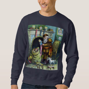 Weihnachten, Weihnachtsmann, Strümpfe mit Spielzeu Sweatshirt