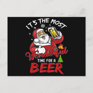 Weihnachten Weihnachtsmann trinken Bier Wonderfu