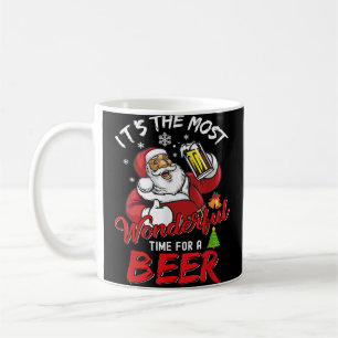 Weihnachten Weihnachtsmann trinken Bier Wonderfu Kaffeetasse