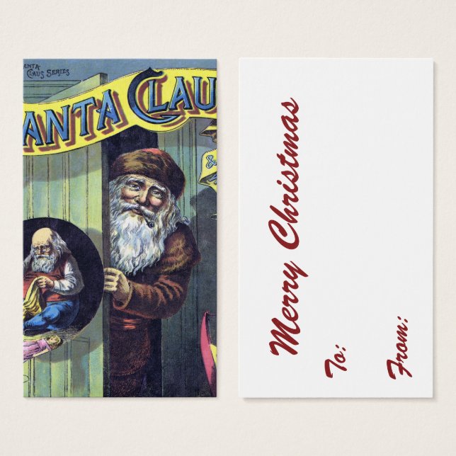 Weihnachten, Weihnachtsmann und sein Werk (Vorne & Hinten)