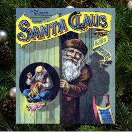 Weihnachten, Weihnachtsmann und sein Werk Poster