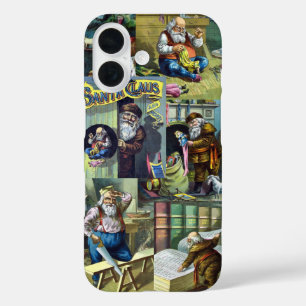 Weihnachten, Weihnachtsmann und seine Werke iPhone 16 Hülle
