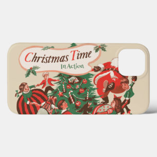 Weihnachten Weihnachtsmann und Tanzkinder Case-Mate iPhone Hülle