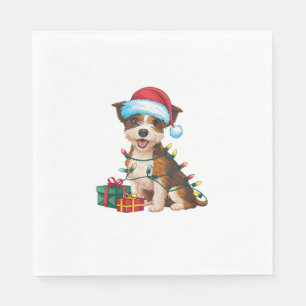 Weihnachten Weihnachtsmannmütze Weihnachten Serviette