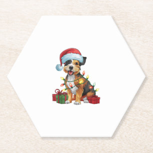 Weihnachten Weihnachtsmannmütze Weihnachten Untersetzer