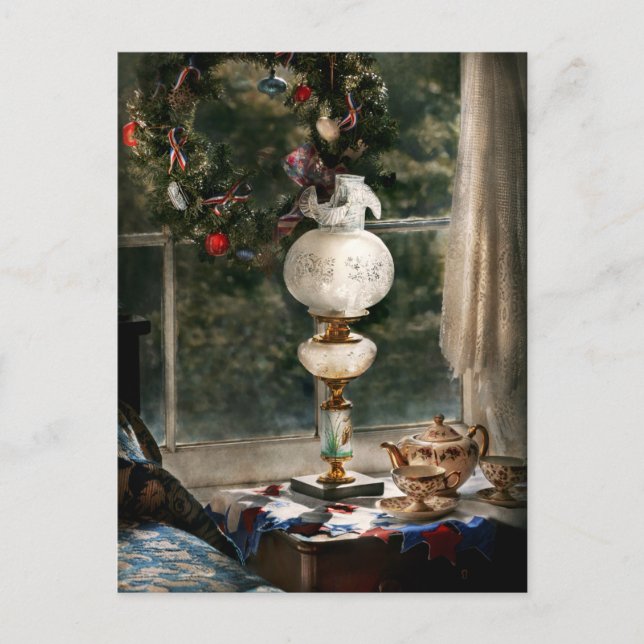 Weihnachten - Weihnachtstee Postkarte (Vorderseite)