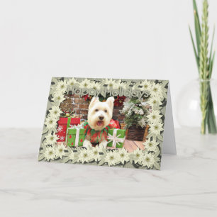 Weihnachten - Westie - Glück